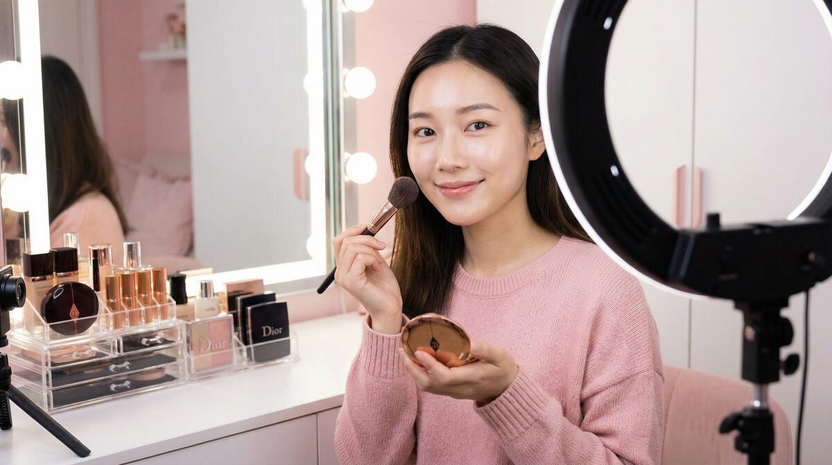 撸撸社美妆视频教程